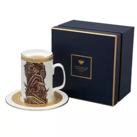 Чайная пара "Слава Веков" форма Топ, в подарочной упаковке