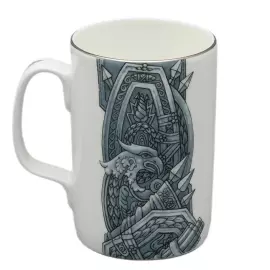 Чайная пара "Слава Веков платина" форма Топ, в подарочной упаковке