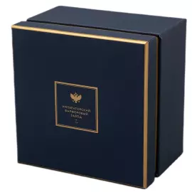 Чайная пара "Слава Веков платина" форма Топ, в подарочной упаковке