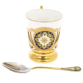 Кофейный набор "Весна" на 4 персоны, Златоуст