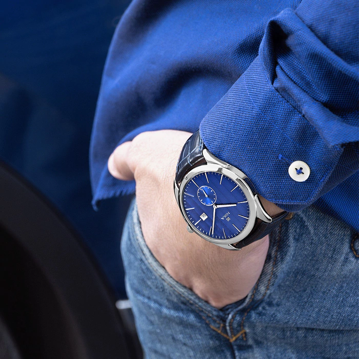 Slimline Silver Wristwatch