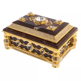 Ларец из яшмы "Королевский" Златоуст