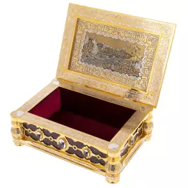 Ларец из яшмы "Королевский" Златоуст