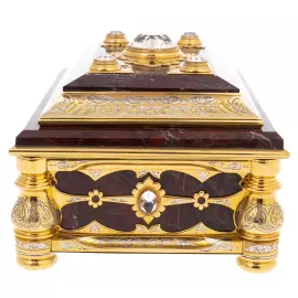 Ларец из яшмы "Королевский" Златоуст