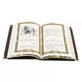 Книга в кожаном переплете "Суворов А.В. Наука побеждать" в коробе