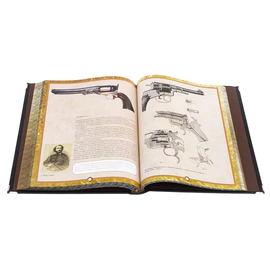 Книга в кожаном переплете "Русское оружие" в коробе