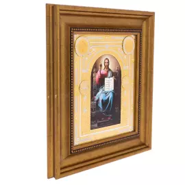 The icon in the baguette "Savior" Chrysostom