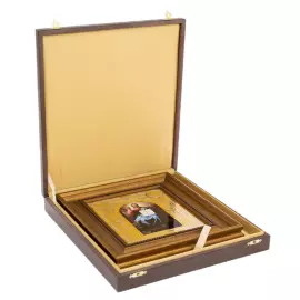 The icon in the baguette "Savior" Chrysostom