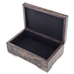 Jewelry box made of Karelian birch "Kolibri"