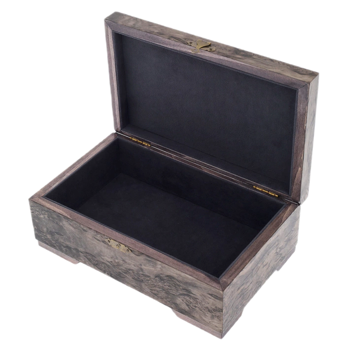 Jewelry box made of Karelian birch "Kolibri"