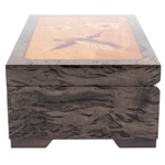 Jewelry box made of Karelian birch "Kolibri"