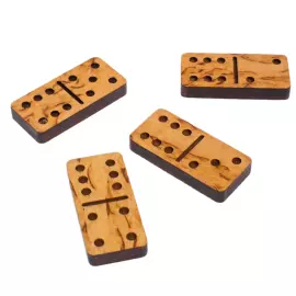 Домино из карельской березы "Форель"