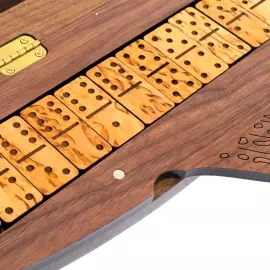 Домино из карельской березы "Форель"