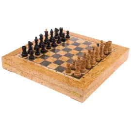 Шахматы из карельской березы "Классические"