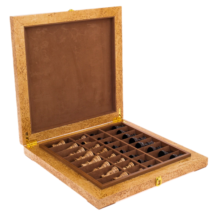 Karelian birch chess "Classic"