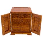 Шкатулка-шкафчик из карельской березы "Нумизмат"