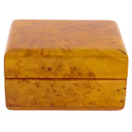 Шкатулка из карельской березы "Классика" средняя