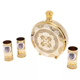 Набор охотника с флягой "Охота" на 3 персоны, Златоуст