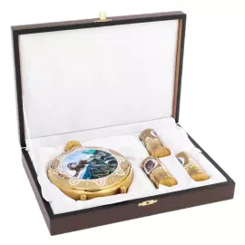 Набор охотника с флягой "Охота" на 3 персоны, Златоуст