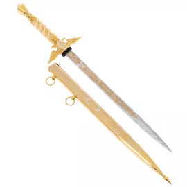 Кортик сувенирный "Россия" с фианитами, Златоуст