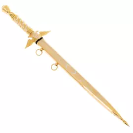 Кортик сувенирный "Россия" с фианитами, Златоуст