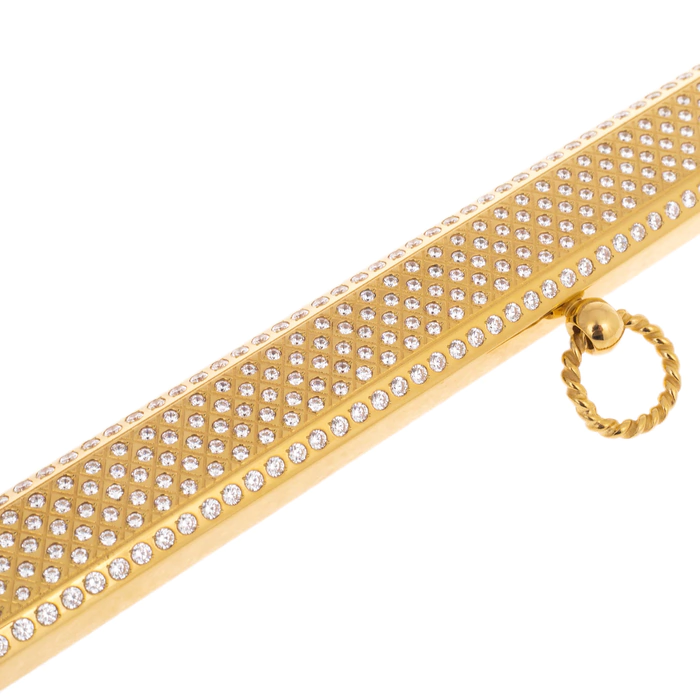 Souvenir dirk "Russia" with cubic zirconia, Zlatoust