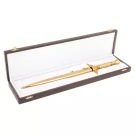 Кортик сувенирный "Россия" с фианитами, Златоуст