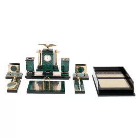 Malachite writing set "Eagle" Zlatoust