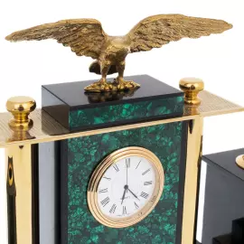 Malachite writing set "Eagle" Zlatoust