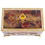 Jasper casket "Passion" with citrine, Chrysostom