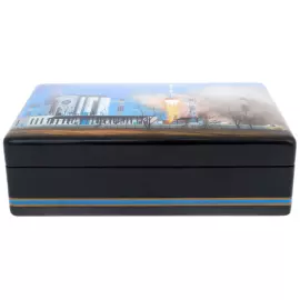 Шкатулка "Космодром Восточный" Рогатов, Федоскино