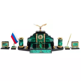 Malachite writing set "Presidential" Zlatoust