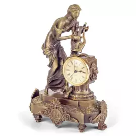 Каминные часы "Лира"