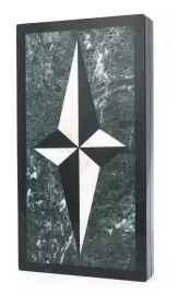 Нарды из гранита и змеевика "Звезда"