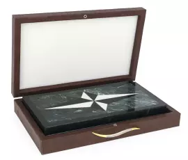 Нарды из гранита и змеевика "Звезда"