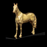 Gilded statuette "Horse. Akhal-Teke"