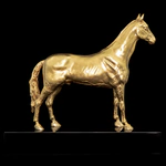 Gilded statuette "Horse. Akhal-Teke"