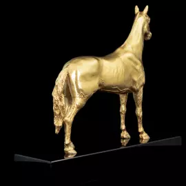 Статуэтка позолоченная "Конь. Ахалтекинец"