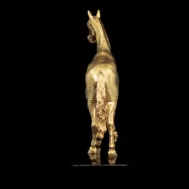 Статуэтка позолоченная "Конь. Ахалтекинец"