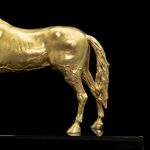 Gilded statuette "Horse. Akhal-Teke"