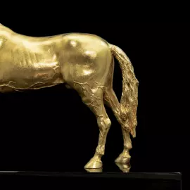 Статуэтка позолоченная "Конь. Ахалтекинец"