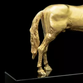 Статуэтка позолоченная "Конь. Ахалтекинец"