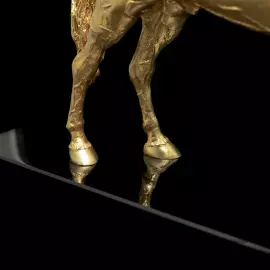 Статуэтка позолоченная "Конь. Ахалтекинец"