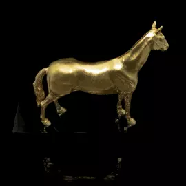 Статуэтка позолоченная "Конь. Ахалтекинец"