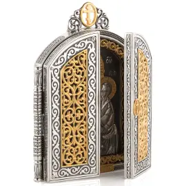 Складень "Тихвинская Богоматерь"