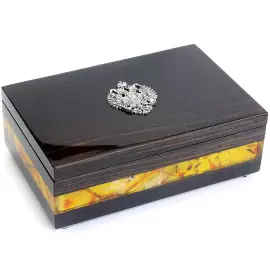 Янтарная шкатулка "Империя"