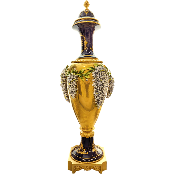 The vase "Flowers" is multicolored