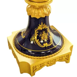 Ваза фарфоровая "Цветы" разноцветная