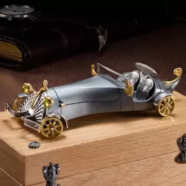 Сувенир из серебра "Автомобиль Шершень"