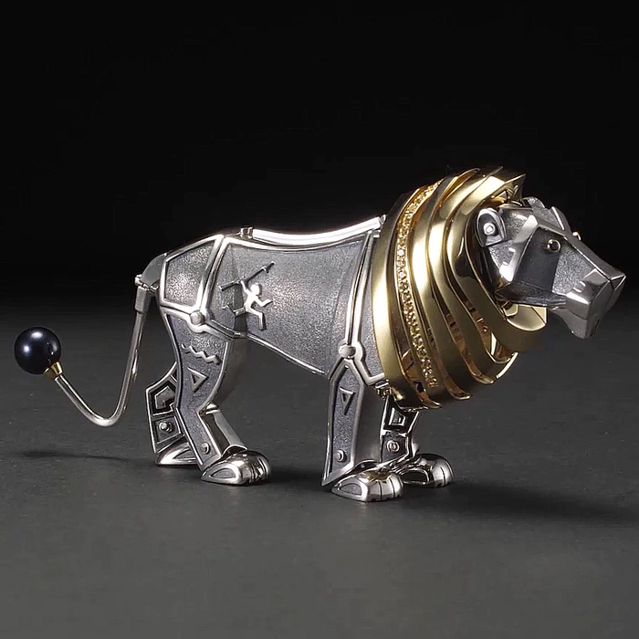 Souvenir made of silver - zodiac sign "Leo"